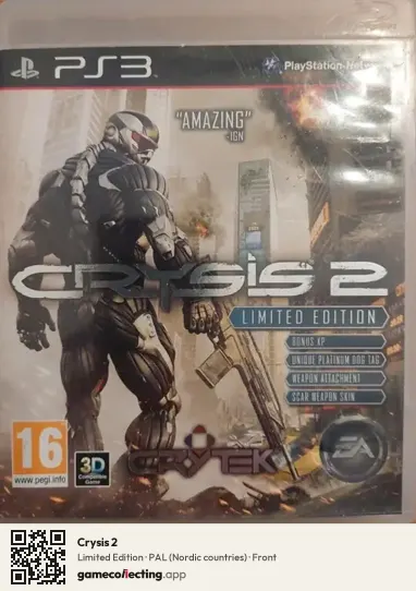 Crysis 2 PlayStation 3, Nordic countries box front
