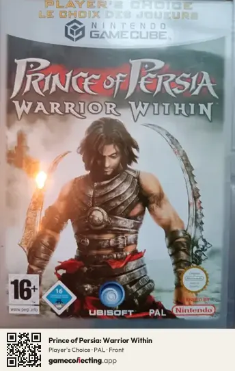 Prince of Persia: Warrior Within Nintendo GameCube, PAL box front