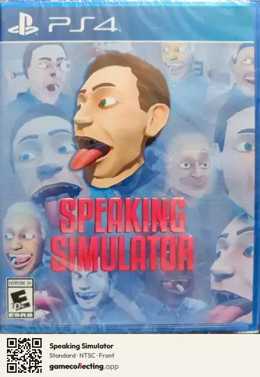 Speaking Simulator PlayStation 4, NTSC box front