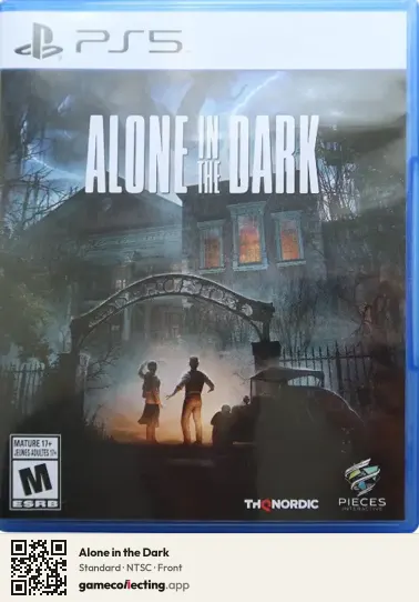 Alone in the Dark PlayStation 5, NTSC box front