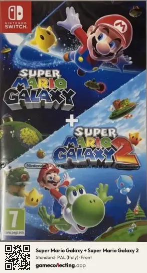 Super Mario Galaxy + Super Mario Galaxy 2 Nintendo Switch, Italy box front