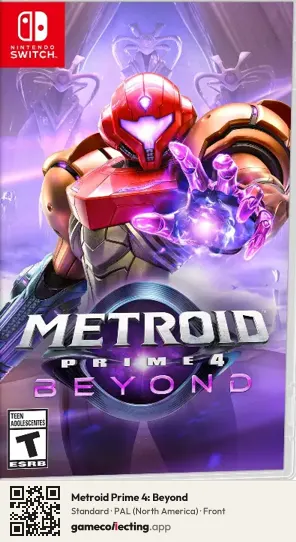 Metroid Prime 4: Beyond Nintendo Switch, North America box front
