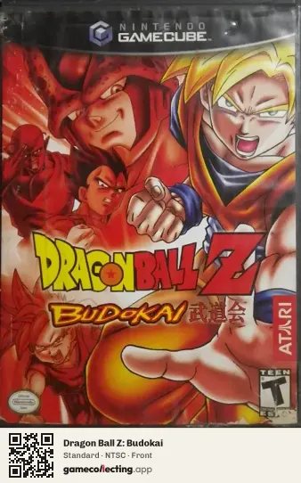 Dragon Ball Z: Budokai Nintendo GameCube, NTSC box front