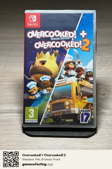 Overcooked! + Overcooked! 2 Nintendo Switch, France box front