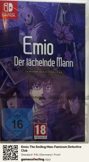 Emio: The Smiling Man: Famicom Detective Club Nintendo Switch, Germany box front