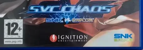 SNK vs. Capcom: SVC Chaos, the PEGI square on its front