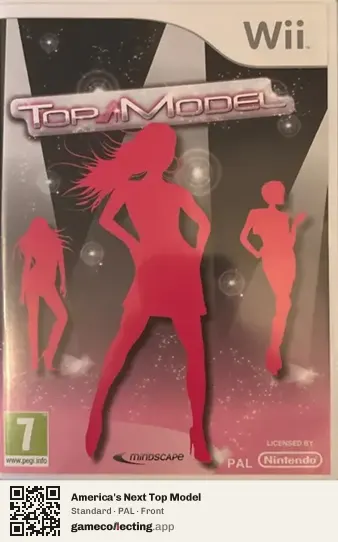 America's Next Top Model Nintendo Wii, PAL box front