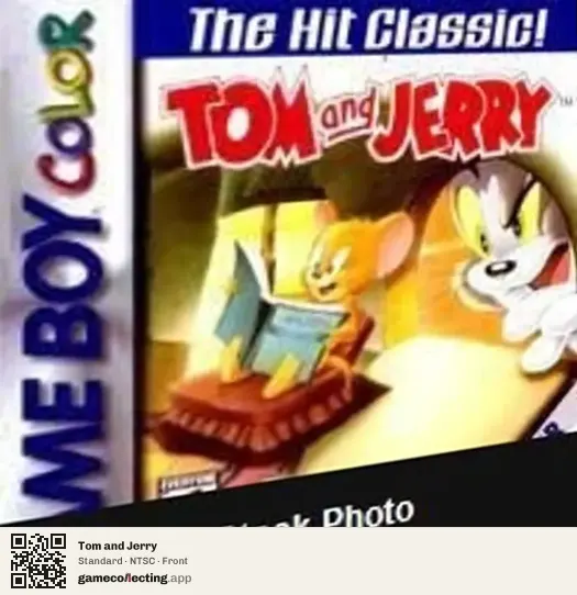 Tom and Jerry Game Boy Color, NTSC box front