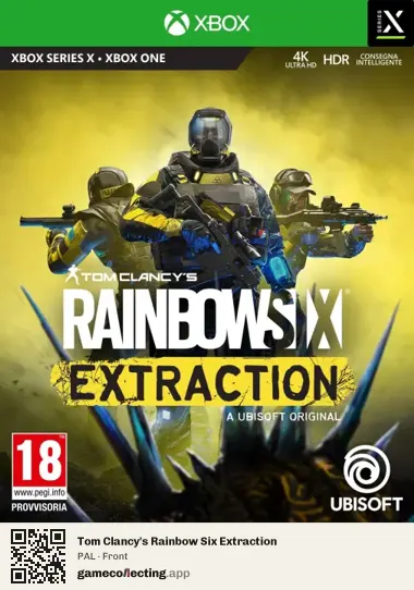 Tom Clancy's Rainbow Six Extraction Xbox Series X, PAL box front