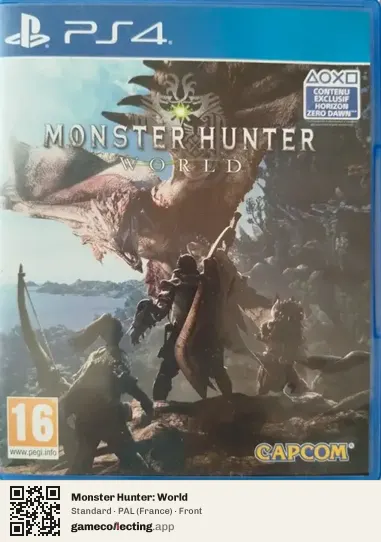 Monster Hunter: World PlayStation 4, France box front