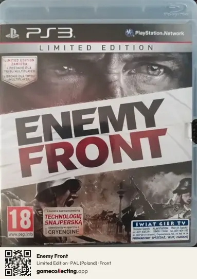 Enemy Front PlayStation 3, Poland box front