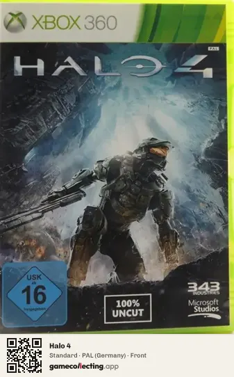 Halo 4 Xbox 360, Germany box front