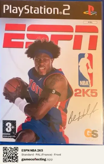 ESPN NBA 2K5 PlayStation 2, France box front