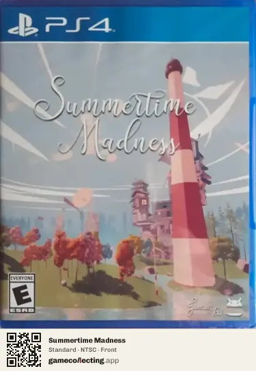 Summertime Madness PlayStation 4, NTSC box front