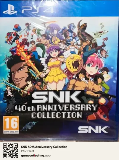 SNK 40th Anniversary Collection PlayStation 4, PAL box front