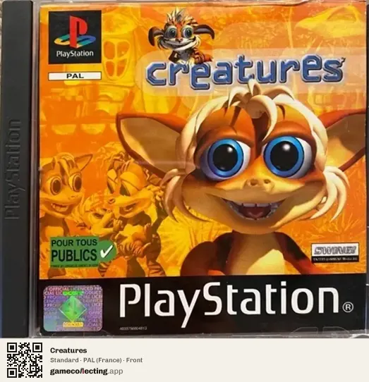 Creatures PlayStation, France box front