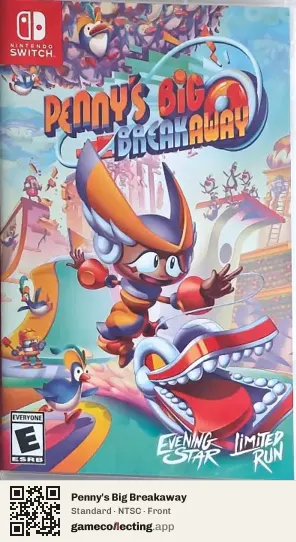 Penny's Big Breakaway Nintendo Switch, NTSC box front