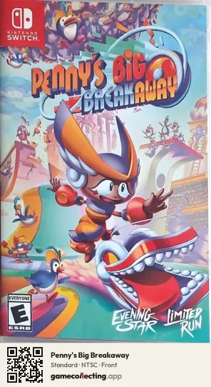 Penny's Big Breakaway Nintendo Switch, NTSC box front