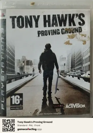 Tony Hawk's Proving Ground PlayStation 3, PAL box front