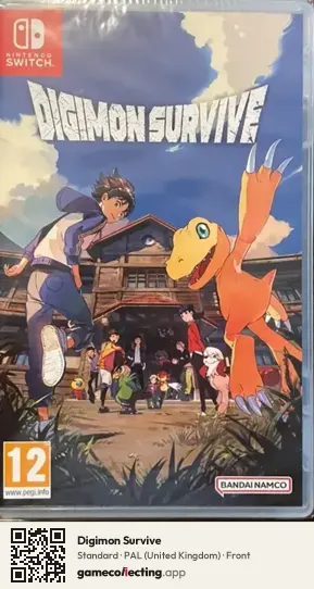 Digimon Survive Nintendo Switch, United Kingdom box front