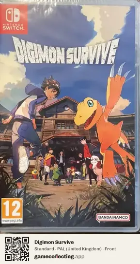 Digimon Survive Nintendo Switch, United Kingdom box front