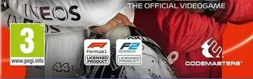F1 2020, the PEGI square on its front
