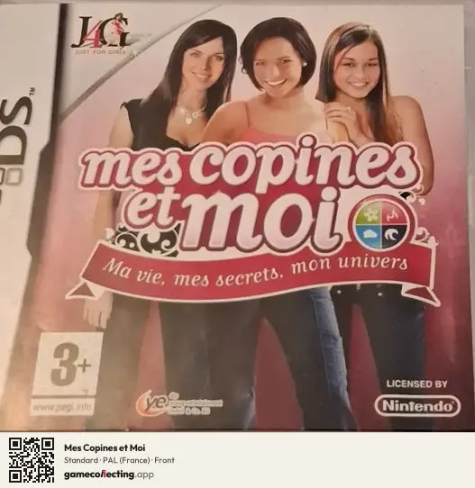 Mes Copines et Moi Nintendo DS, France box front