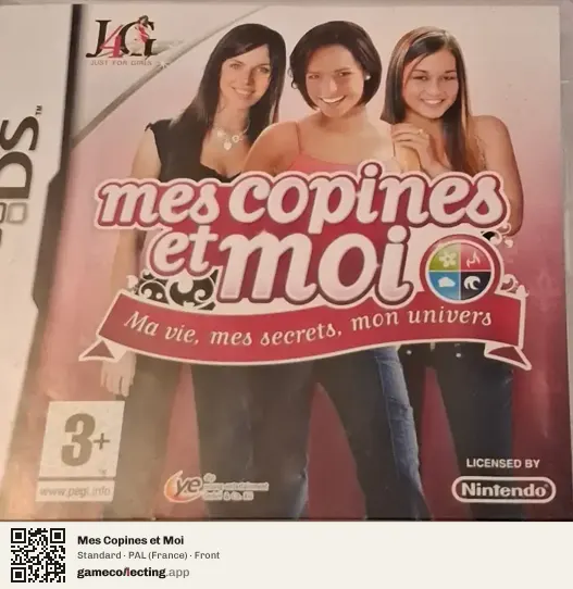 Mes Copines et Moi Nintendo DS, France box front
