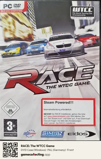 RACE: The WTCC Game Computer, Germany box front