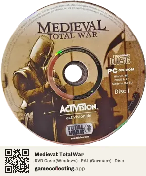 Medieval: Total War Computer, PAL disc