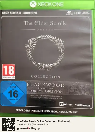 The Elder Scrolls Online Collection: Blackwood Xbox One, Germany box front