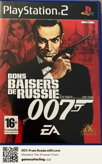 007: From Russia with Love PlayStation 2, France box front