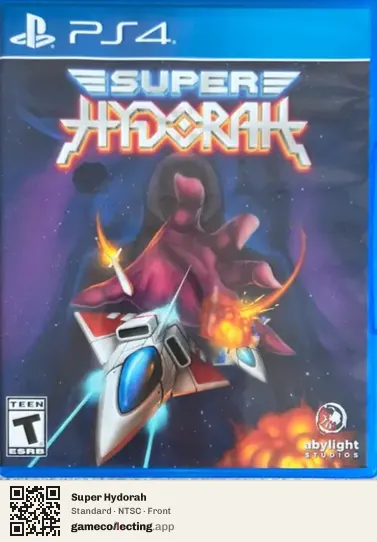 Super Hydorah PlayStation 4, NTSC box front