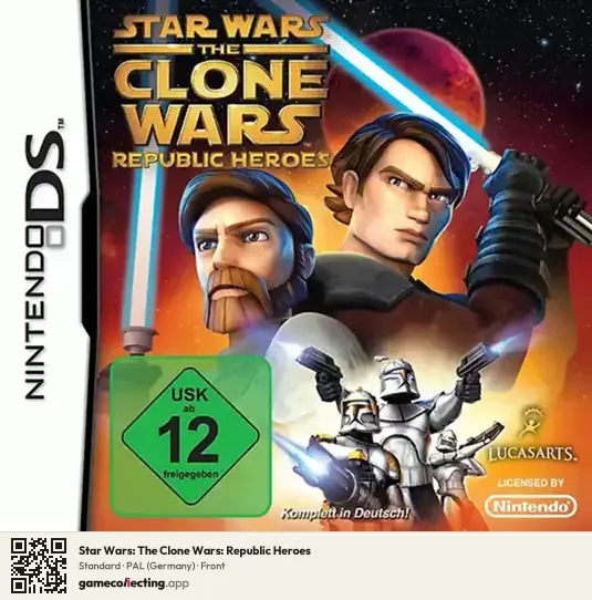 Star Wars: The Clone Wars: Republic Heroes Nintendo DS, Germany box front