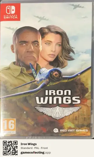 Iron Wings Nintendo Switch, PAL box front
