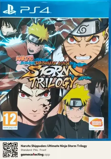 Naruto Shippuden: Ultimate Ninja Storm Trilogy PlayStation 4, PAL box front