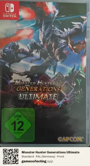 Monster Hunter Generations Ultimate Nintendo Switch, Germany box front