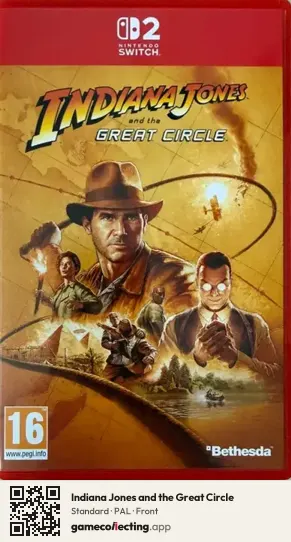 Indiana Jones and the Great Circle Nintendo Switch 2, PAL box front