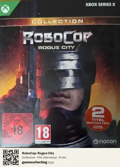 RoboCop: Rogue City Xbox Series X, Germany box front