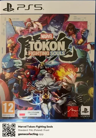 Marvel Tokon: Fighting Souls PlayStation 5, Poland box front