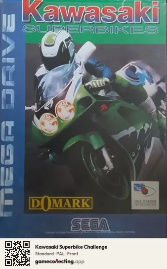 Kawasaki Superbike Challenge Sega Mega Drive / Genesis, PAL box front