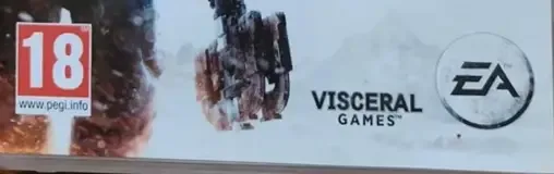 Dead Space 3, the PEGI square on its front