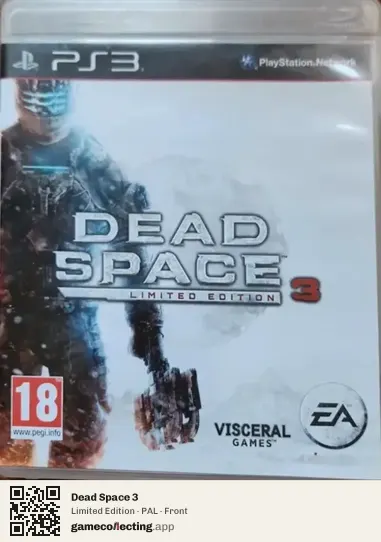 Dead Space 3 PlayStation 3, PAL box front