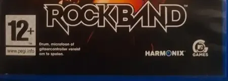 AC/DC Live: Rock Band Track Pack, the PEGI square on its front