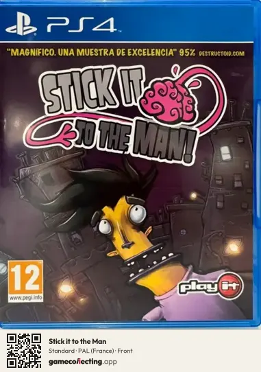 Stick it to the Man PlayStation 4, France box front