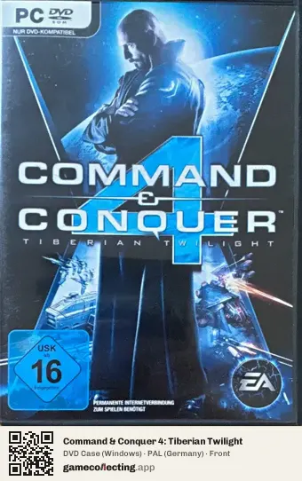 Command & Conquer 4: Tiberian Twilight Computer, Germany box front