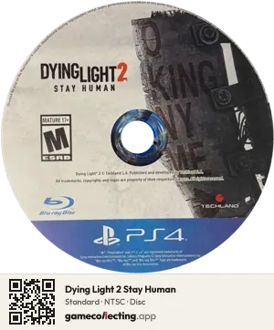 Dying Light 2 Stay Human PlayStation 4, NTSC disc