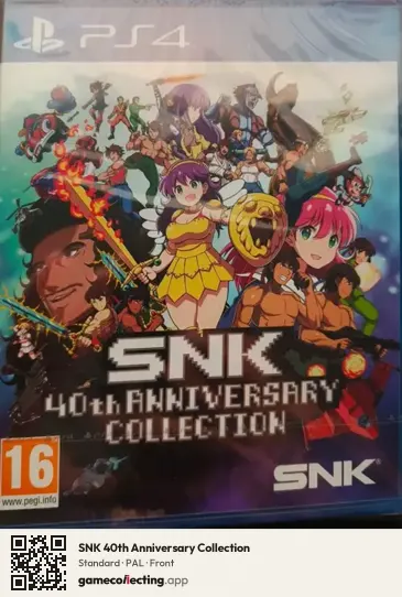 SNK 40th Anniversary Collection PlayStation 4, PAL box front