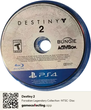 Destiny 2 PlayStation 4, NTSC disc