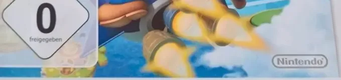 Mario Party: Island Tour, the USK square on its front